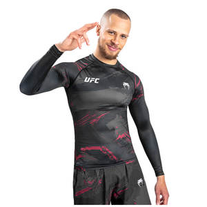 Sublimado BJJ Rash Guards camisa de compresión ajuste personalizado MMA entrenamiento personalizado Jiu Jitsu Kimono de Jiu Jitsu - Product Image 4