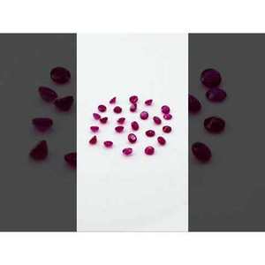 Natural Mozambique Untreated Ruby Calibrated <b>Rounds</b> 2.5mm 3mm Faceted <b>Cushion</b> Fine Crystal Customizable Heat-treated Red Pink - Product Image 3