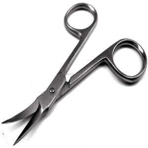 Tijeras para cutículas rectas de acero inoxidable, herramienta portátil para manicura, pedicura y cuidado de uñas, CE para adolescentes - Product Image 2