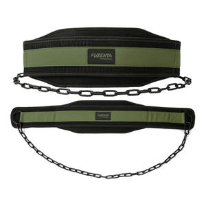 Weighted Pull Ups Training <b>Back</b> <b>Support</b> Weight Lifting Dipping <b>Belts</b> with Strong Steel Chain Premium Quality Neoprene Dip <b>Belt</b> - Product Image 6
