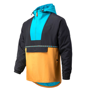 Logo personnalisé Vêtements pour hommes Veste Grande Taille Veste de sport de plein air Veste coupe-vent ou imperméable en nylon - Product Image 5