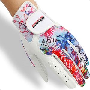 2025 Premium Best-seller Gauche Cabretta Gants de golf en cuir Logo personnalisé Gants de golf de qualité élégante - Product Image 2