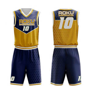 Uniforme de Baloncesto sin Mangas de Poliéster de Alta Calidad, Secado Rápido, Anti-UV, Antibacteriano, Transpirable, Personalizable, Impreso, OEM - Product Image 2