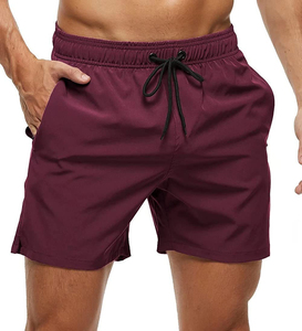 Top Trending New Wholesale Casual Men's Color sólido Shorts OEM Sports Swim Trunks Gran calidad Shorts con logotipo personalizado - Product Image 1