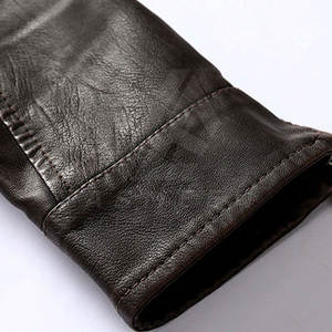 Veste d'hiver à manches longues pour hommes de haute qualité Concevez votre propre veste en cuir de vache au meilleur prix Imperméable et respirant - Product Image 5