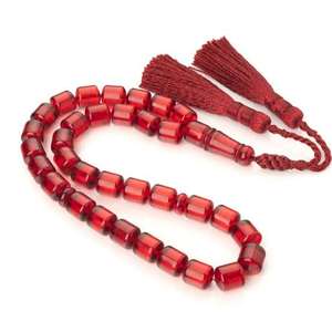 Perles rondes en résine Tasbeeh pour la prière musulmane fabricant indien meilleure couleur résine islamique prière Tasbeeh vente en gros meilleur prix - Product Image 2