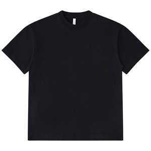 Venta al por mayor de peso pesado para hombre Camiseta y manga corta de gran tamaño 100% algodón hombres camiseta - Product Image 2