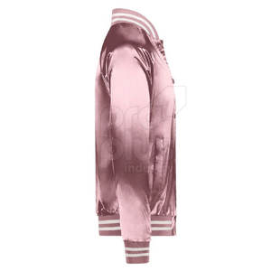 Chaqueta Casual para Hombre con Cuello Alto, Logotipo Frontal, Satén, 100% Poliéster, Ecológica, Ligera, Acabado Brillante y Suave - Product Image 5