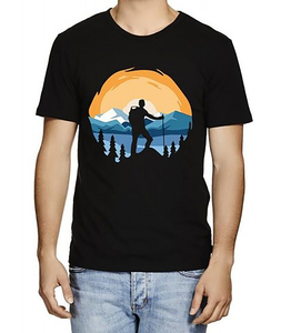 Alta calidad al por mayor de diseño personalizado 100% algodón camiseta de los hombres Streetwear impreso cuello redondo transpirable del proveedor BD - Product Image 1