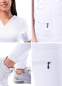 Uniforme Médico Profesional para Mujer, Tejido, Modesto, Transpirable, Ligero, Cómodo y Duradero - Product Image 5