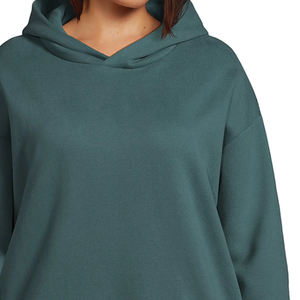 Sweats à capuche imprimés personnalisés avec logo avant pour l'hiver Pull vierge uni Sweats à capuche grande taille pour femmes Streetwear Bulk Hoodies - Product Image 5