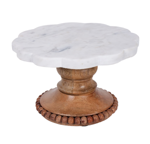 Soporte para pasteles de latón y mármol de alta calidad para fiestas, vajilla clásica usada, Plato decorativo para pasteles - Product Image 3