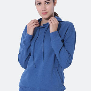 Sweat à capuche d'hiver à bloc de couleur avec logo avant Sweat à capuche respirant pour femmes à la mode Dernière conception - Product Image 2