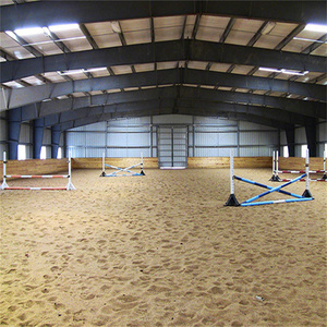 Construção rápida Pre-Engineered aço Indoor Horse Arena Horse Stable Buildings Metal Horse Barn Prefab Riding Arena Metal Barn Shed - Product Image 6