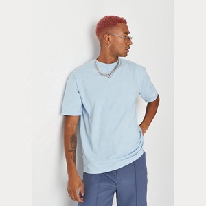 T-shirt surdimensionné de haute qualité en jersey polyester/coton respirant et lourd pour hommes avec logo personnalisé et impression numérique - Product Image 5