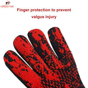 Gants de gardien de but avec impression personnalisée, protection professionnelle des mains en cuir PU, vente en gros, vêtements de sport, gants de gardien de but - Product Image 3