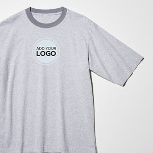 Ringer เสื้อยืดผู้ชาย, เสื้อยืดทรงหลวมทรงหลวมแขนสั้นผ้าฝ้ายรุ่นพื้นฐาน - Product Image 2