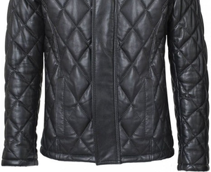 Nouvelle arrivée 2026 Veste matelassée à capuche en cuir pour homme, imperméable et respirante, avec col montant, pour homme et femme, décontractée - Product Image 4
