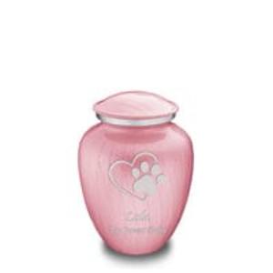 Paw Print White Enamel Cremation Urn Handicrafts Metal <b>Pet</b> Urns Funeral Supplies Animal Burial <b>Ashes</b> <b>Keepsake</b> Urns Pawprint 2026 - Product Image 2