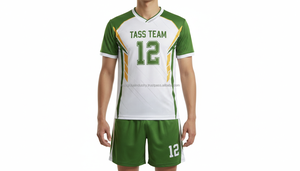 Uniformes de Fútbol Personalizados de Alta Calidad con Logotipo, 100% Poliéster Reflectante, Ligeros, de Secado Rápido y Transpirables, Cuello en V, Diseño Moderno para Hombre - Product Image 2