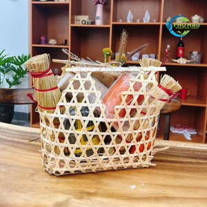 Bamboo Fiber STRAW <b>GIFT</b> <b>BASKET</b> Durable, Elegant, <b>Gift</b> <b>Baskets</b> Packaging Lightweight and Spacious for <b>Gift</b> Wrapping - Product Image 6