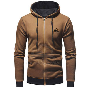 Sweat-shirt à fermeture éclair élégant de haute qualité pour hommes sweat à capuche en coton d'hiver avec motif imprimé manches longues sensation de chaleur prix bon marché en vrac - Product Image 1