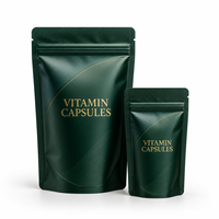 Pochette à bec verseur personnalisée de qualité alimentaire, résistante à la chaleur, pour l'emballage de capsules et de comprimés de vitamines