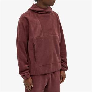 Sweats à capuche mode hiver 100% coton pour hommes grande taille avec logo personnalisé tissu polaire motif 3D - Product Image 5