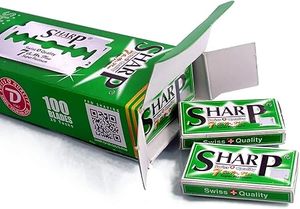 Cuchillas de Afeitar Razor Blades Club 100 Sharp 7Am Super Platinum |   Cuchillas de Repuesto para Maquinilla de Afeitar - Product Image 2