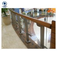 Balustrade en verre dépoli sans cadre Prima Modern en acier au carbone de haute qualité, résistante aux intempéries, pour escaliers et balcons