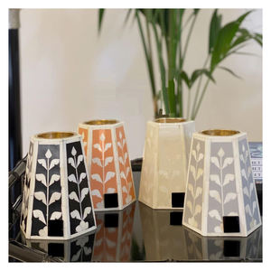 Royal Oud Mabkhara cadeau parfait pour le Ramadan brûleur haute vente support Mubkhar bois incrustation os brûleur d'encens pour Bakhoor - Product Image 3