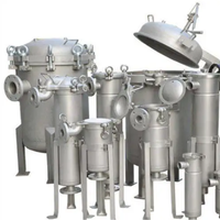 Nouveau boîtier de filtre multi-sacs en acier inoxydable SUS316L pour l'élimination de la levure de bière avec filtration de 5 microns
