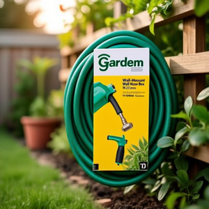 Boîte à tuyau murale enroulable M 23,5 mm compatible avec Gardena - Product Image 3