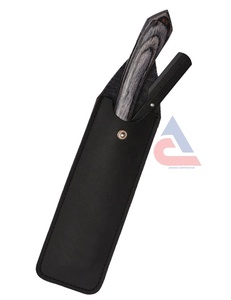 Maquinilla de afeitar profesional para peluquero al por mayor, maquinilla de afeitar de acero inoxidable negro, mango de madera pakka, función de afeitado sostenible desechable - Product Image 5