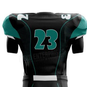 Uniforme de equipo profesional de fútbol americano, uniforme de camiseta de fútbol americano de dos tonos hecho a medida 2024 - Product Image 4