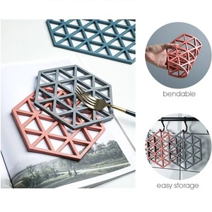 Classy Durable Walnut <b>Coasters</b> Round & square <b>silicone</b> & Unique design - Product Image 6