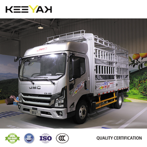 <span class=keywords><strong>Camion</strong></span> cargo JMC de qualité supérieure Transport de bétail et de volaille Diesel <span class=keywords><strong>5T</strong></span> Cage Box Truck Transport de moutons et de bétail - Product Image 3