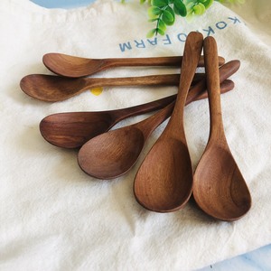 Artisanat Longan Cuillère En Bois Ustensiles De Cuisine Idéal Pour Servir La Soupe, Dessert Vaisselle Ustensile Pas Cher Prix Usine - Product Image 4