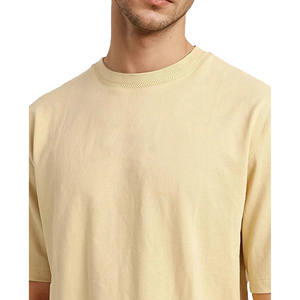 T-shirt de haute qualité à épaules tombantes 100% coton T-shirt personnalisé de couleur de haute qualité Streetwear décontracté OEM - Product Image 4