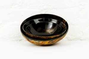 จานเขาควายทำด้วยมือที่ไม่เหมือนใครชามเสิร์ฟเนื้อมันสำหรับตกแต่งโรงแรมที่ชายฝั่งที่ต่ำมากโดย aaliyan impex - Product Image 6