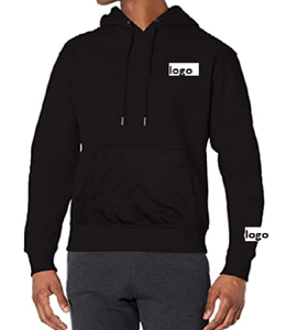 Men's Power Blend Fleece Hoodie Logo 50% Cotton 50% Polyester Imported Pull on Closure <b>Machine</b> Wash Sourcing From Bangladesh - Product Image 1
