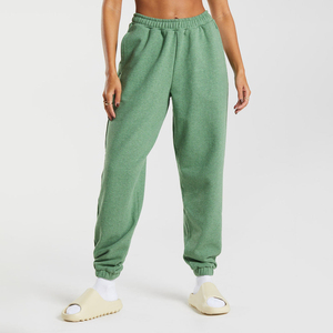 Women Autumn Casual Baggy Ankle-length <b>Trousers</b> Loose <b>Elastic</b> <b>Waist</b> Sports Pants Candy Jogger Color Sweatpants OEM Service - Product Image 1