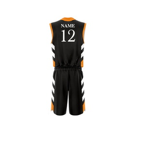 Ensemble d'uniformes de basket-ball personnalisés, maillot et short pour hommes, vêtements de sport respirants à séchage rapide et ensembles d'entraînement OEM - Product Image 6