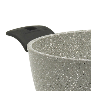 Casserole en aluminium antiadhésive de haute qualité, fabrication italienne, revêtement granit épais, pour soupes et sauces, compatible induction et gaz - Product Image 3