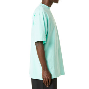 Camiseta lisa en blanco de alta calidad, Camiseta de algodón con estampado de logotipo personalizado, camiseta de talla grande para hombre - Product Image 4