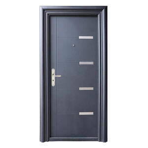 Bien vendre Porte pivotante en acier inoxydable de haute qualité pour l'entrée principale résidentielle extérieure avec sécurité et blocs en aluminium - Product Image 1