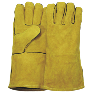 Guantes DE SEGURIDAD DE CUERO dividido de piel de vaca Guantes de soldadura industriales de alta resistencia a la abrasión por chispa Trabajo anticorte Construcción - Product Image 6