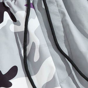 Venta al por mayor medio liso teñido hombres Casual deporte Cargo pantalón de alta calidad tela de lona ligera patrón recto servicio OEM - Product Image 4