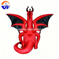 Dragon gonflable commercial personnalisé 2026 Chenghuang à livraison rapide, dragon volant gonflable avec boule de cristal à vendre