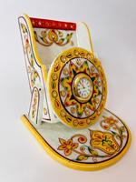 Etnische Design Marmeren Pen Stand Antiek Horloge & Bureau/Tafel Klok Beste Prijs Groothandel 12X5Cm Grootte Voor Thuis Kantoor Decoratie